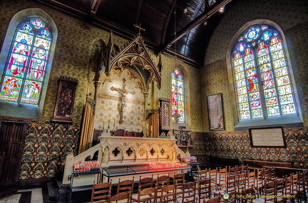 Altar where the Holy Blood veneration takes place